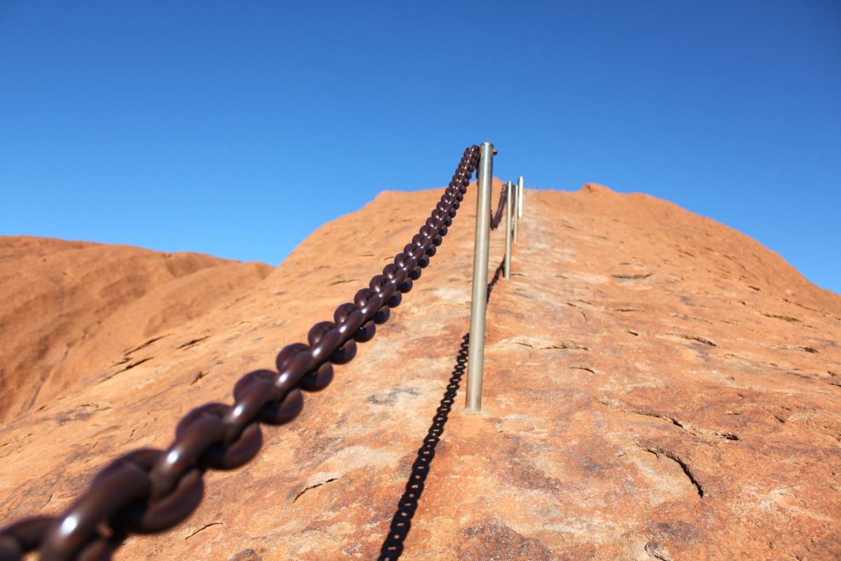 Aufstieg Uluru