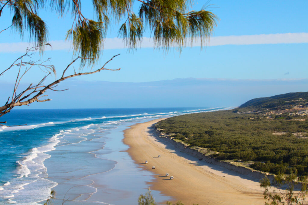 Aussicht auf Fraser Island