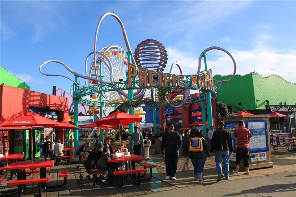 Freizeitpark am Strand von LA