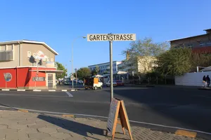 Straßenschild "Gartenstraße " in  WIndhoek