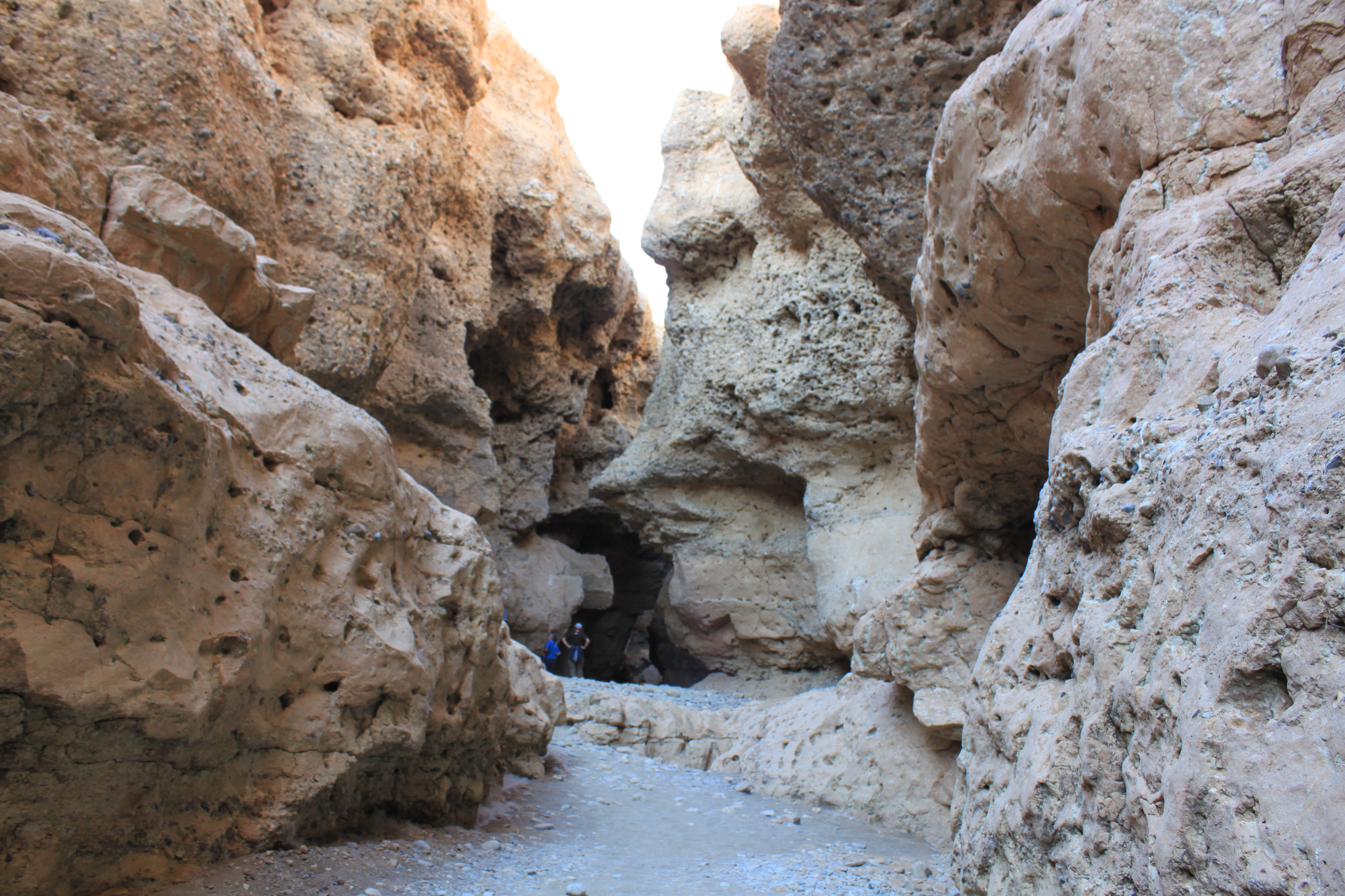 Sesriem Canyon in Namibia, von unten