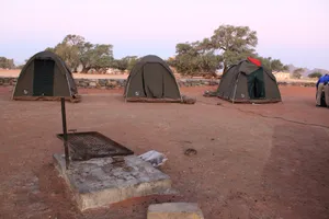 Campingplatz in der Namib Wüste