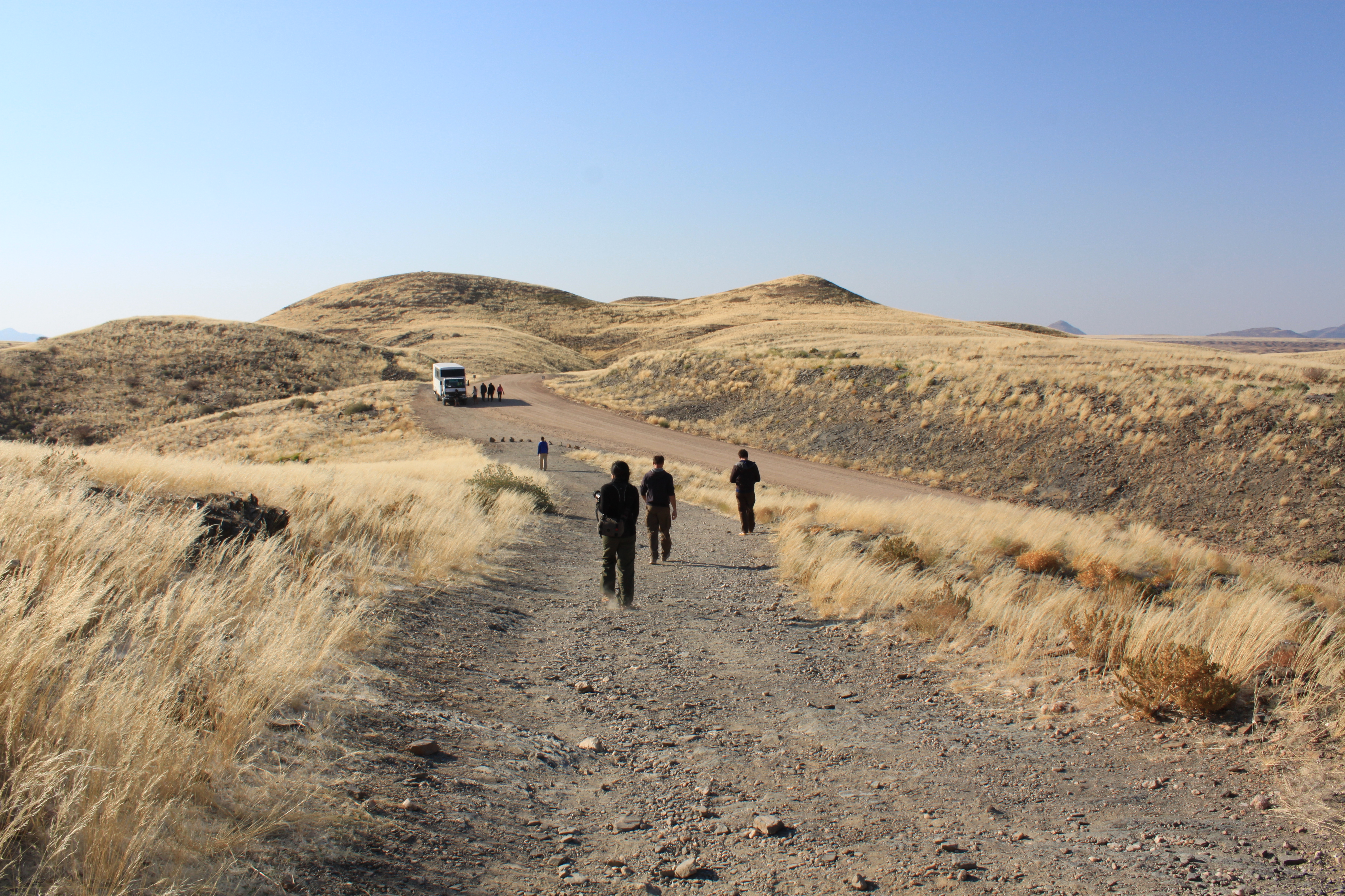 Steppenlandschaft in Namibia