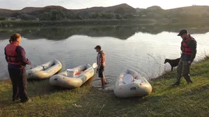 Kanutour auf dem Orange River